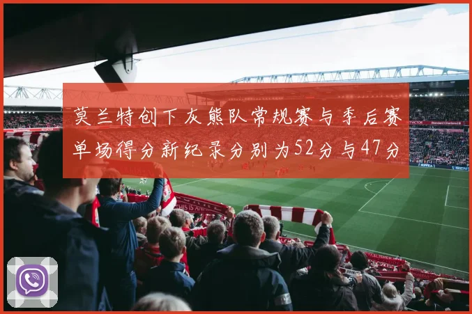 莫兰特创下灰熊队常规赛与季后赛单场得分新纪录分别为52分与47分